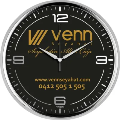 V30-950-gv metal duvar saati - Anadolu Promosyon