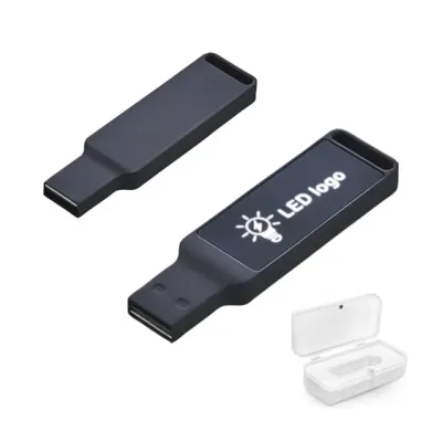 F-206-32 siyah 32 gb işıklı usb bellek - Anadolu Promosyon