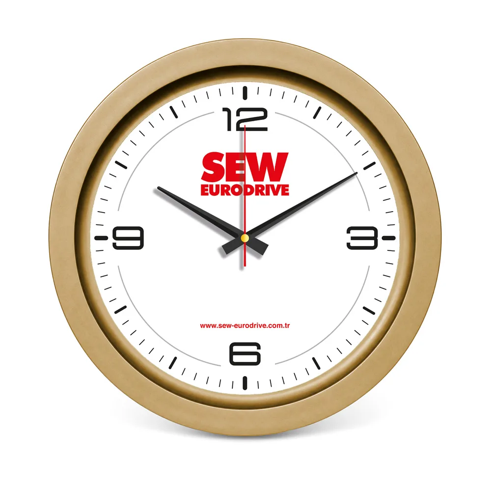 V30-741 Metallised Wall Clock