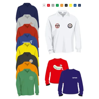 70056 polo yaka uzun kollu sweatshirt tişörtler - Anadolu Promosyon