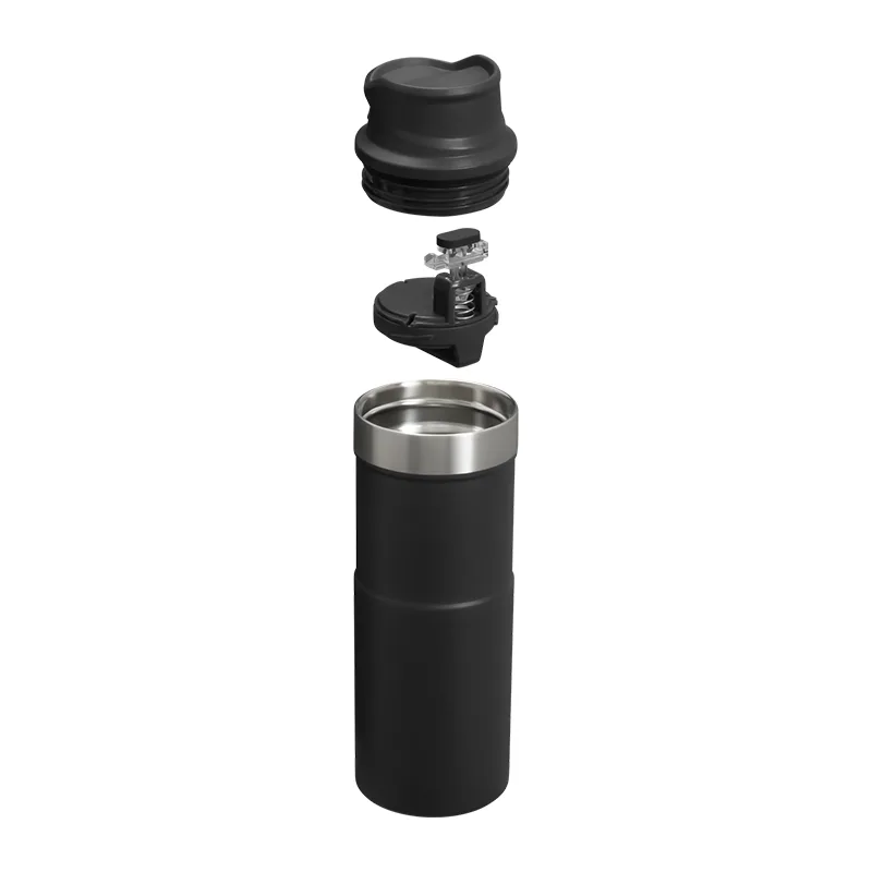5347 siyah çelik termos / 400 ml - Anadolu Promosyon