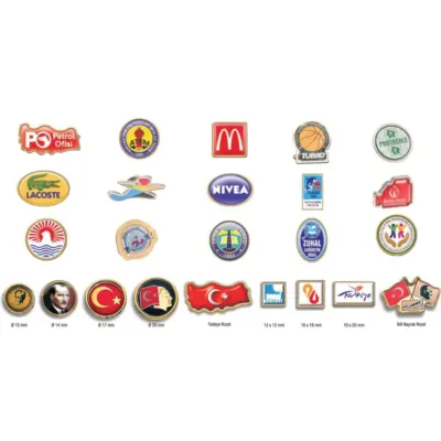5302 plasto rozet (iğneli) - Anadolu Promosyon