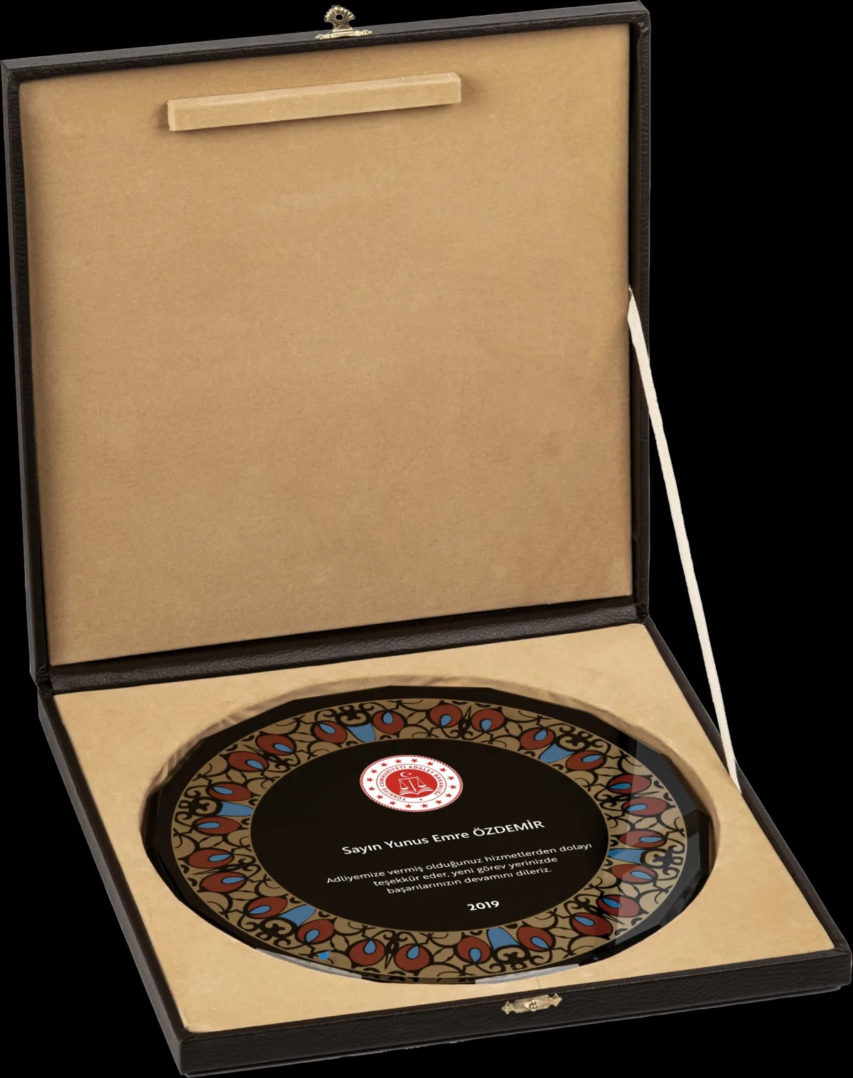 Pb1509 tabak kristal plaket - Anadolu Promosyon