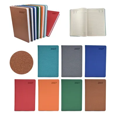 6527 Thermo Leather Cover Diary (16 x 24 cm)