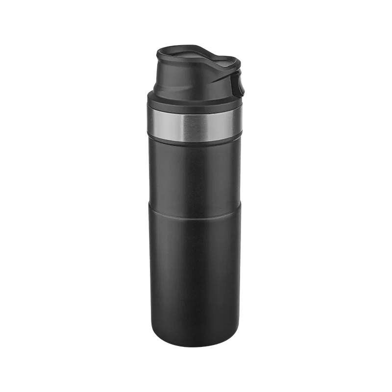 5347 siyah çelik termos / 400 ml - Anadolu Promosyon