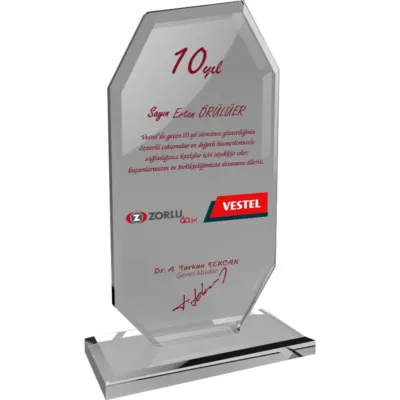 Ekt-102 kristal plaket - Anadolu Promosyon