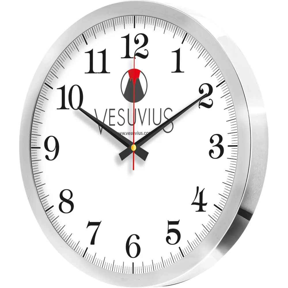 V30-920 Stainless Metal Wall Clock