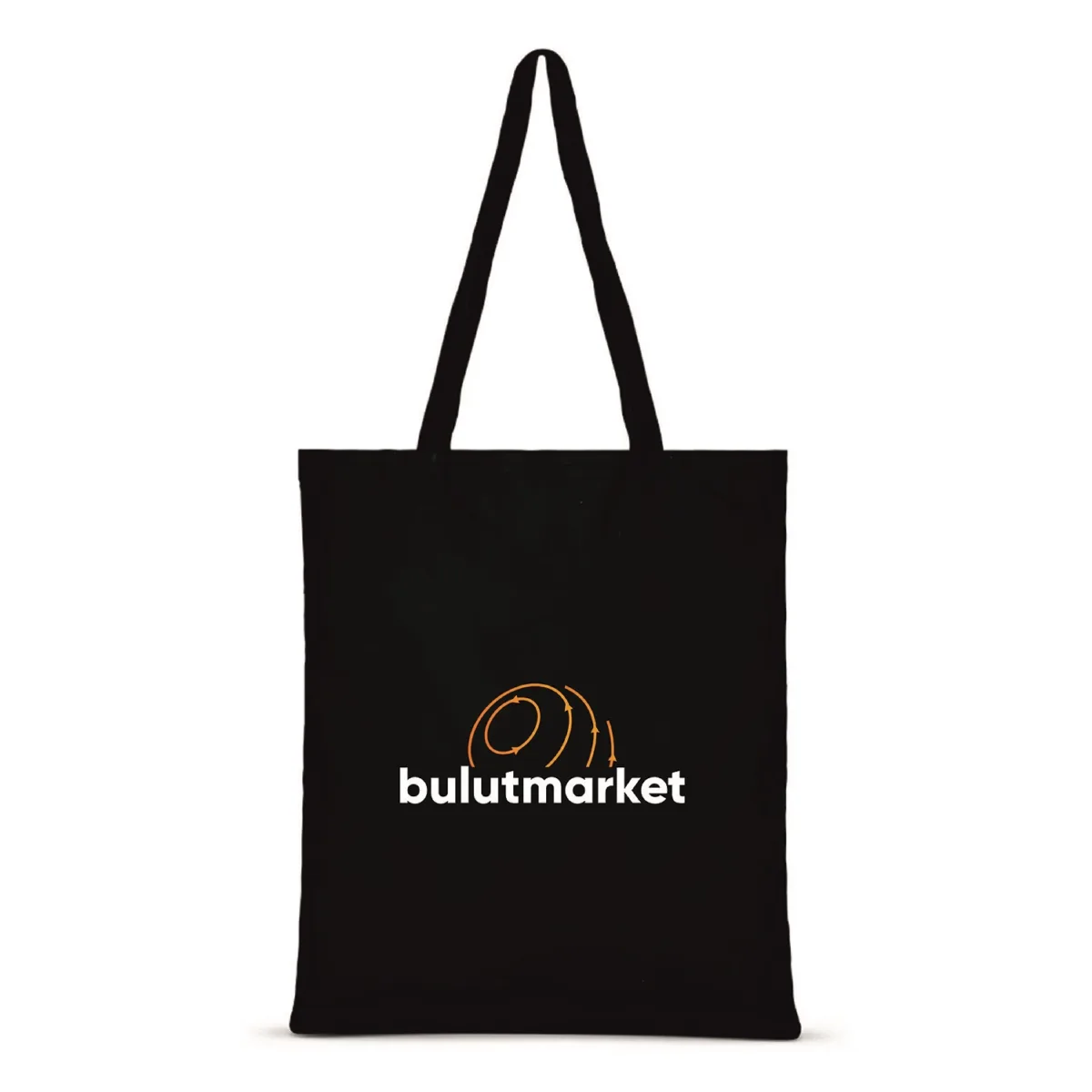 Black Raw Cotton Bag