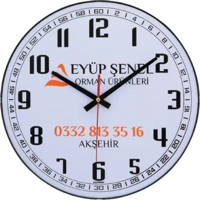 30246 bombe cam, duvar saati 35 cm - Anadolu Promosyon