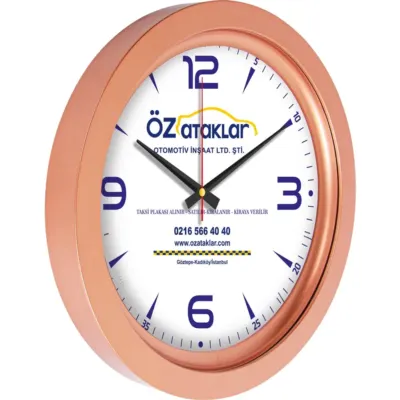 V30-741-b metalize duvar saati - Anadolu Promosyon