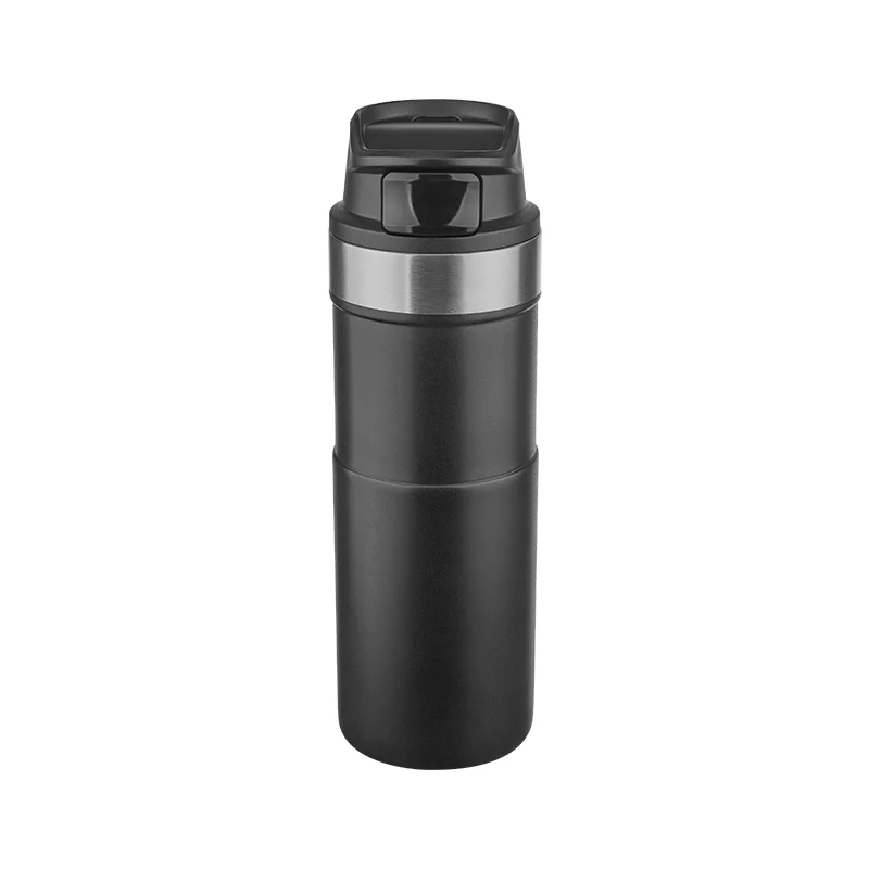 5347 siyah çelik termos / 400 ml - Anadolu Promosyon