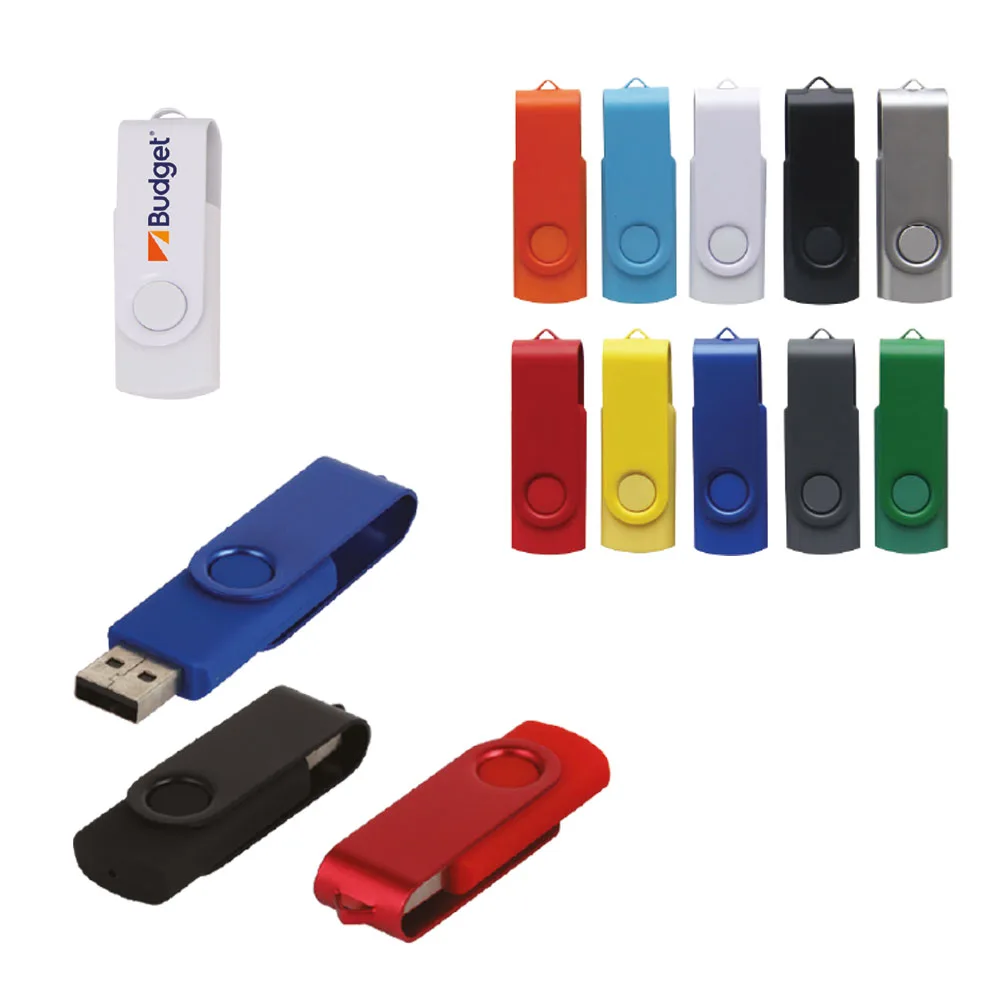 7244 Metal Renkli USB Bellek Açık Mavi 64 GB