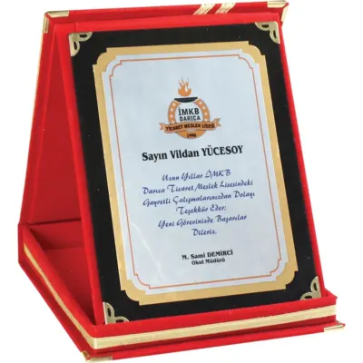 Ap-01k-9x12 albüm plaket - Anadolu Promosyon