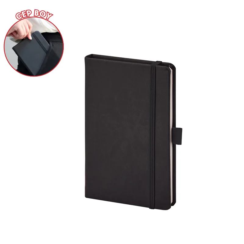 923-914 beyaz 9 x 14 termo deri defter not defterleri - Anadolu Promosyon