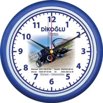 V30-510-l plastik duvar saati - Anadolu Promosyon