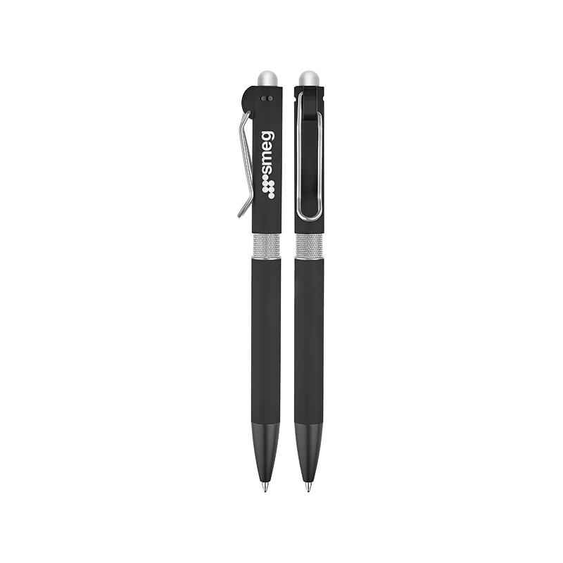 1360 kırmızı metal tükenmez touchpen kalem - Anadolu Promosyon