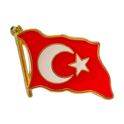5310 türk bayrağı mineli yaka rozeti (iğneli) - Anadolu Promosyon
