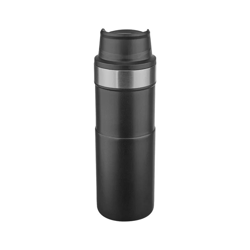 5347 siyah çelik termos / 400 ml - Anadolu Promosyon