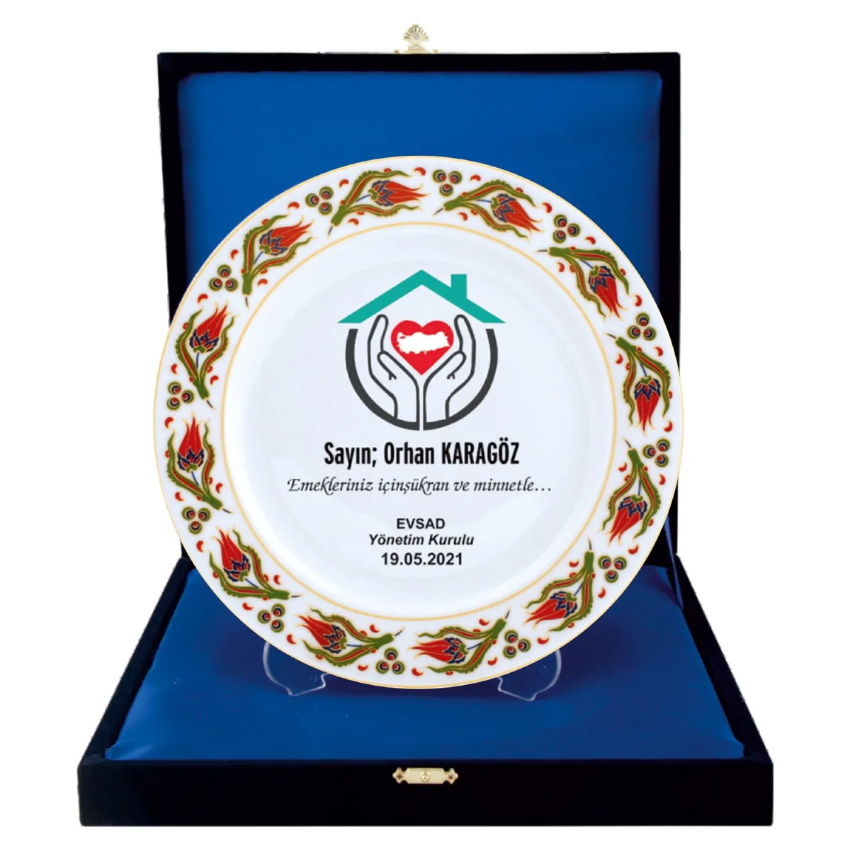 85D124DU05-2 Porcelain Wall Plate