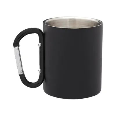 90280 metal karabinali bardak 220 ml termoslar - Anadolu Promosyon