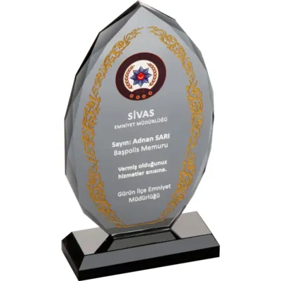 Ekt-155 kristal plaket - Anadolu Promosyon