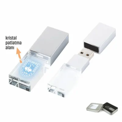 20090 kristal usb flash bellek usb bellekler - Anadolu Promosyon