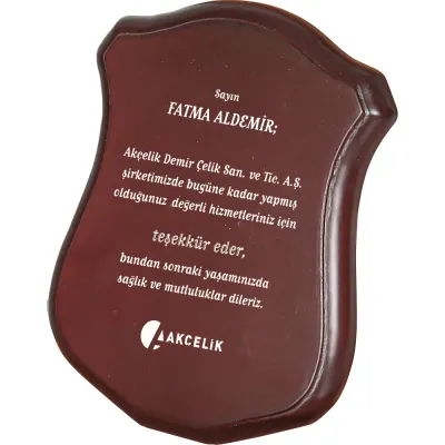 Bk-76 ahşap plaket - Anadolu Promosyon