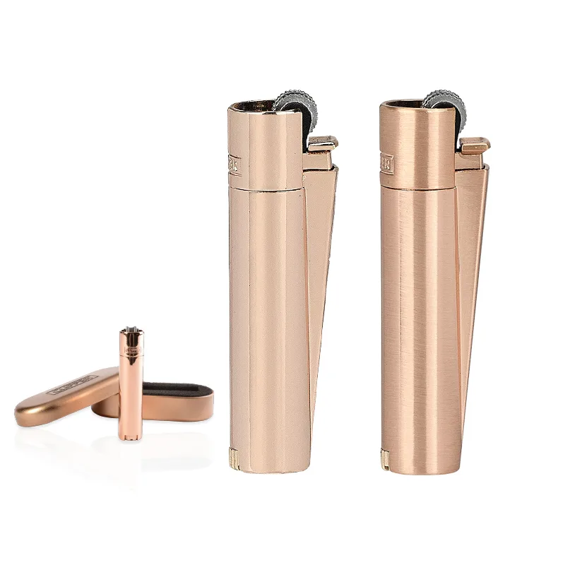Mt-115 rose gold clipper metal siboplu çakmak - Anadolu Promosyon