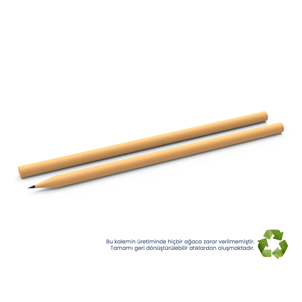 1314 Yuvarlak Naturel Kurşun Kalem