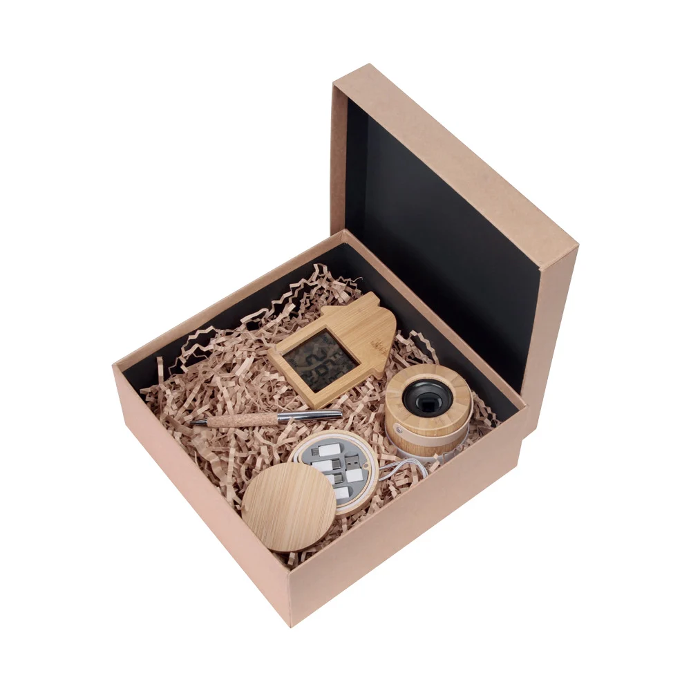 1861 Kutulu VIP Set Bambu - Anadolu Promosyon