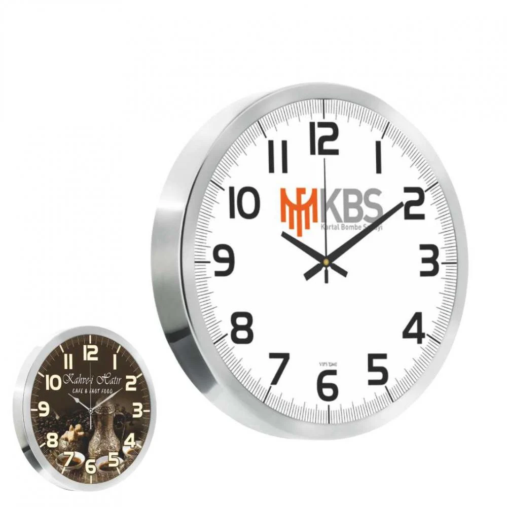 40800 metal duvar saati ( 355 mm ) - Anadolu Promosyon