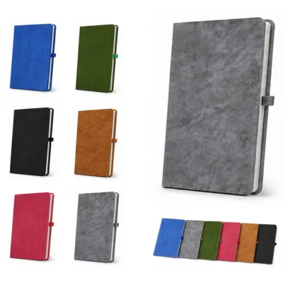 6558 Termo Deri Kapak Defter 13x21 cm Yeşil - Anadolu Promosyon