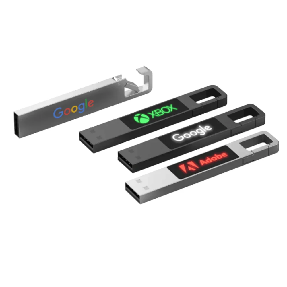 7217-32GB 32 GB Metal Işıklı USB Bellek Siyah - Anadolu Promosyon