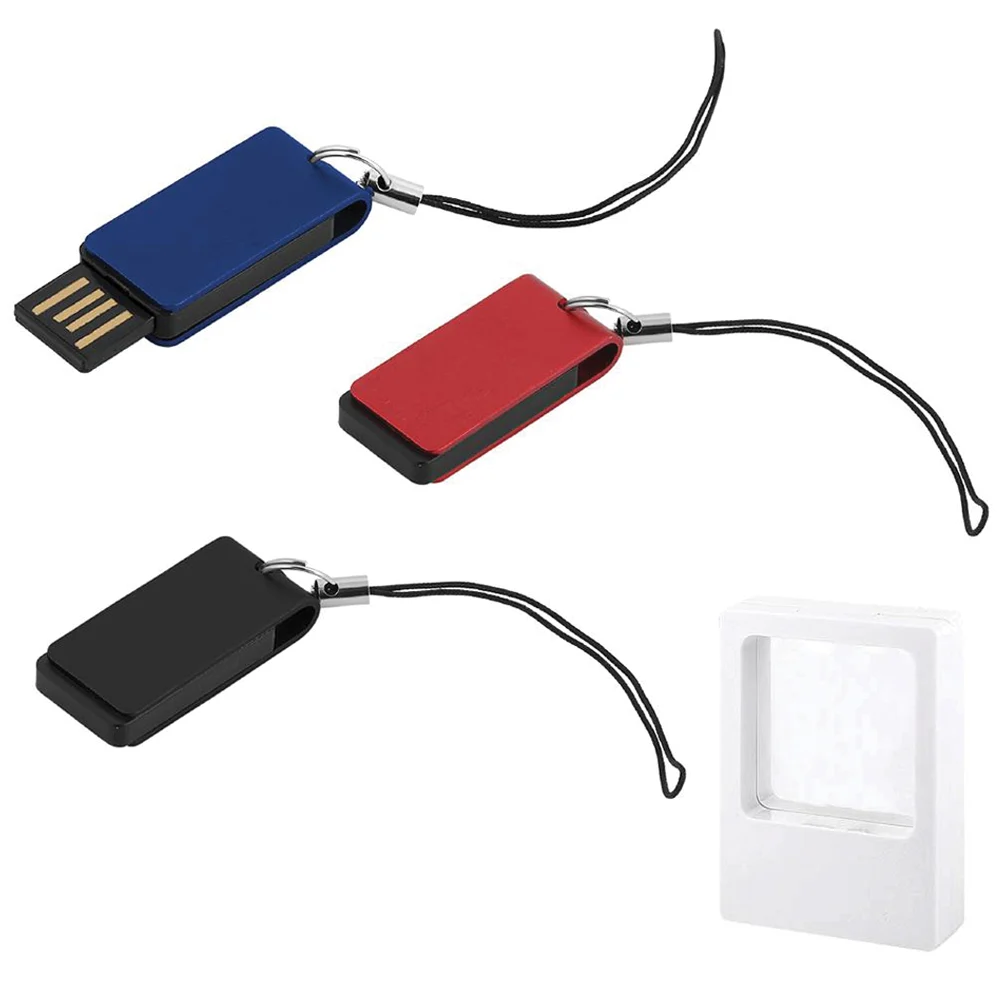 7232-16GB 16 GB Döner Mekanizmalı Alüminyum USB Bellek Kırmızı - Anadolu Promosyon