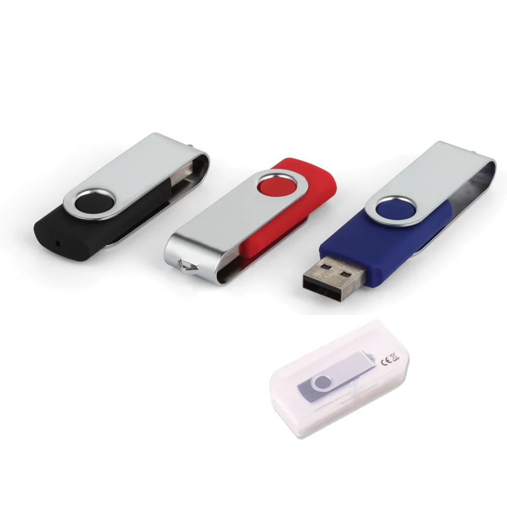 7242-8GB 8 GB Döner Kapaklı USB Bellek Lacivert - Anadolu Promosyon