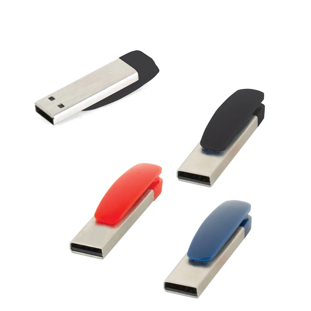 7277-16GB 16 GB Metal Plastik USB Bellek Beyaz - Anadolu Promosyon
