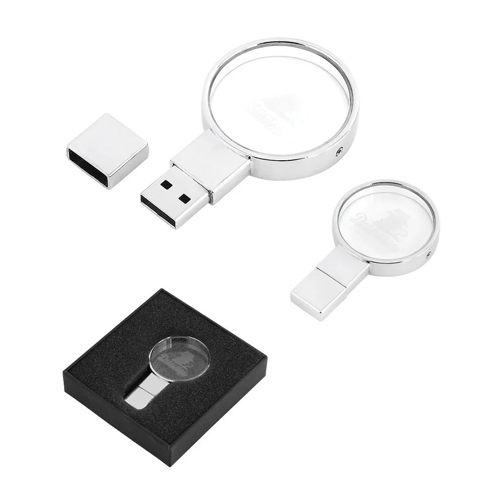 7293-32GB 32 GB Kristal USB Bellek Gümüş - Anadolu Promosyon