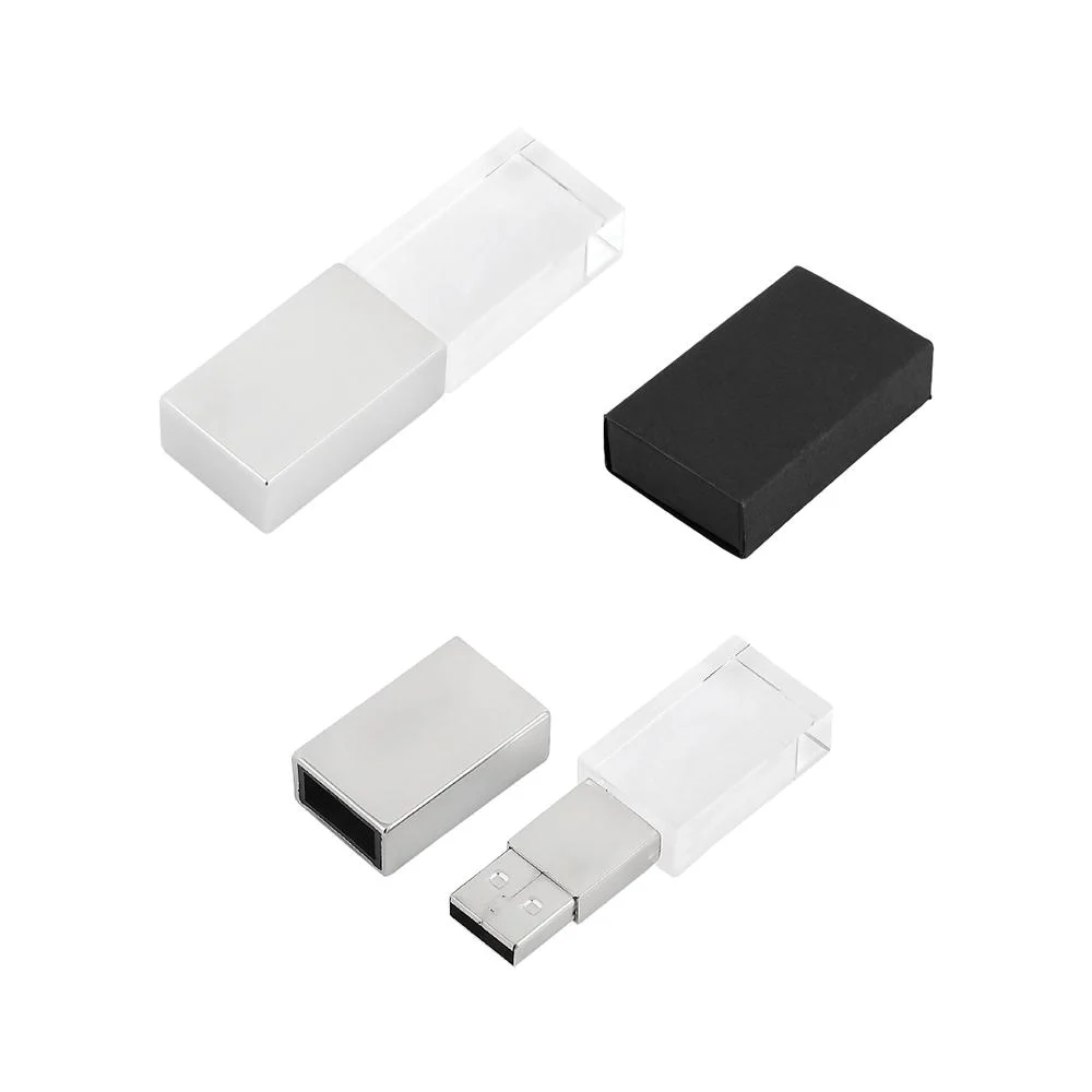 7294-32GB 32 GB Kristal USB Bellek Gümüş - Anadolu Promosyon