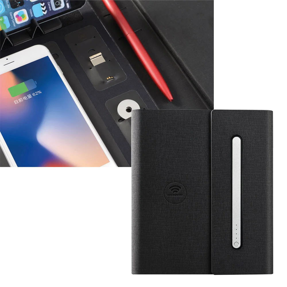 7481 Powerbank 5.000 mAh Organizer Siyah - Anadolu Promosyon