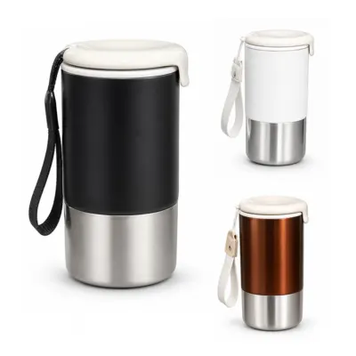 8221 Termos 450 ml Siyah - Anadolu Promosyon